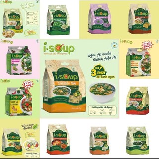 COMBO 14 Canh ăn liền 3 phút gồm 9 Túi canh Mặn + 5 canh chay, khách inbox chọn vị