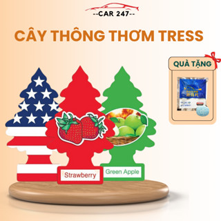 Cây Thông Thơm Little trees - Lá Thông Thơm Khử Mùi Ô Tô, Phòng Ngủ, Tủ Quần Áo, Thay Thế Nước Hoa Xe Hơi