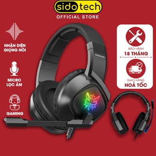 Tai nghe chụp tai có dây SIDOTECH ONIKUMA K19 gaming headphone có mic âm thanh vòm 3D super bass over ear chơi game RGB