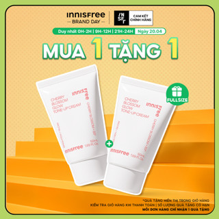 Kem nâng tông, dưỡng sáng làm đều màu da từ hoa anh đào INNISFREE Cherry Blossom Tone Up Cream 50ml
