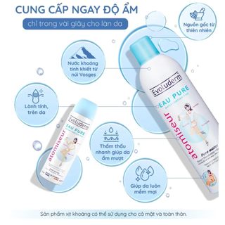 Xịt khoáng e.v.o 150ml của Pháp