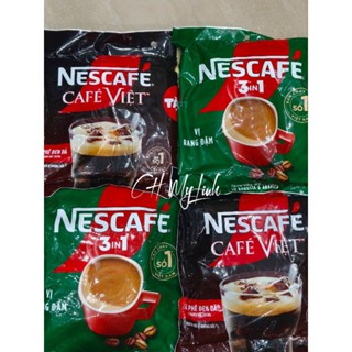 Cà phê hòa tan Nescafe 3in1 vị đen đá , rang đậm gói lớn( 35/46goi *16g)