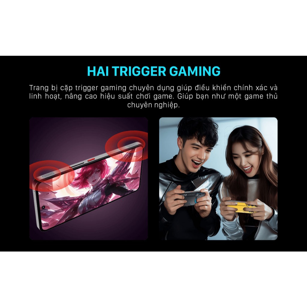 Điện thoại Gaming Nubia Neo 3 GT 5G 24(12+12)GB I 256GB I OLED 1300 nits I 6000mAh sạc 80W I Game Space 3.0 | BigBuy360 - bigbuy360.vn