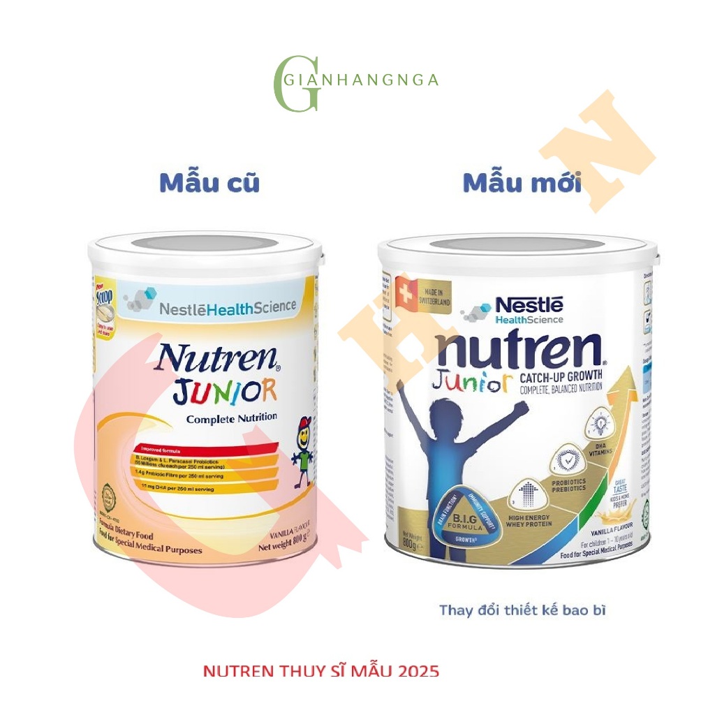Sữa bột Nutren Junior 800g cho trẻ từ 1 tuổi