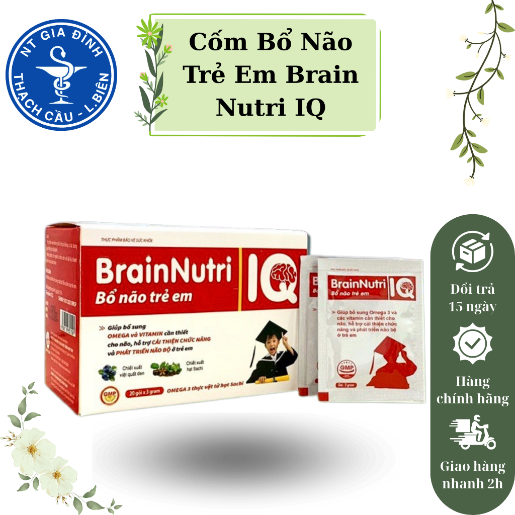 Cốm Bổ Não Trẻ Em Brain Nutri IQ – Não Khỏe, Trẻ Thông Minh Mỗi Ngày