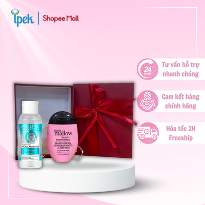 [Quà tặng Giáng Sinh] Set mỹ phẩm chính hãng chăm sóc da mini (dưỡng tay moon + ntt 100ml)