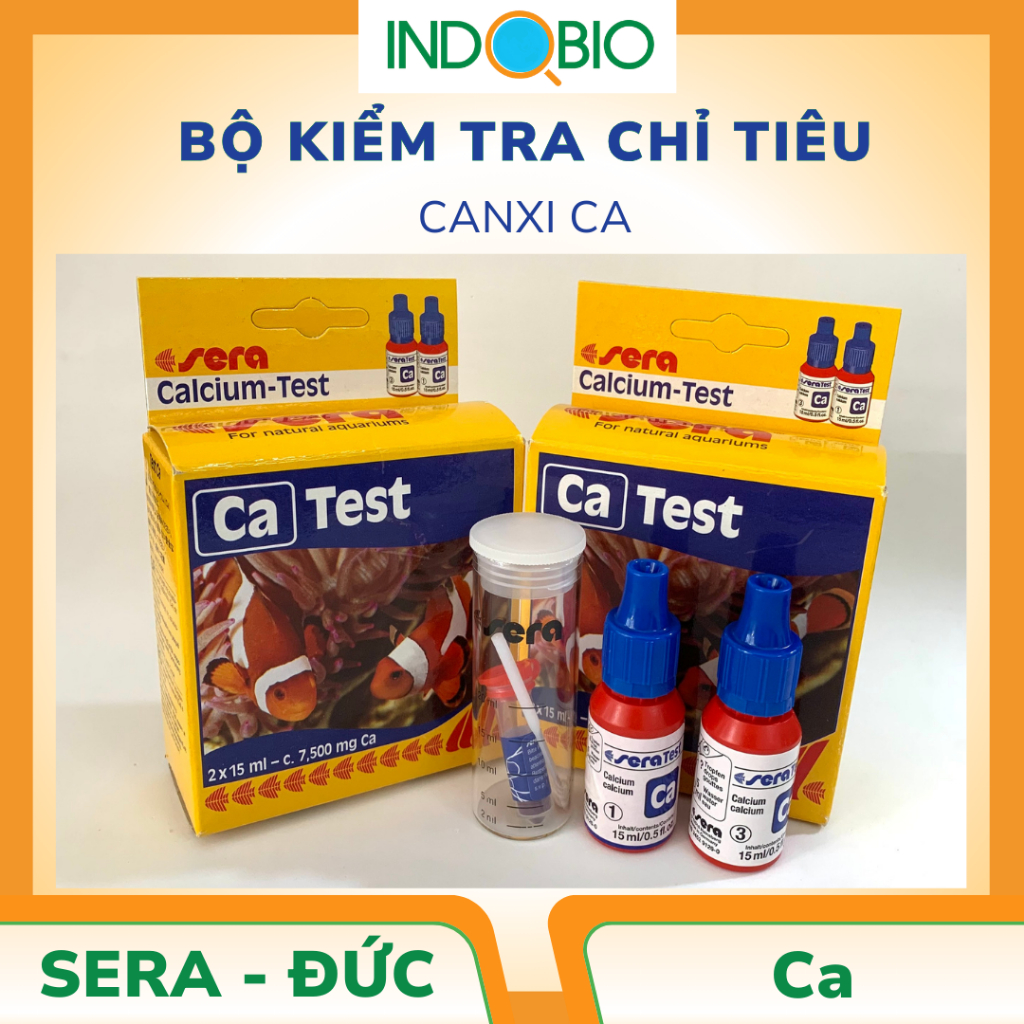 [HÀNG CÓ SẴN] BỘ TEST CA SERA TEST CANXI SERA - ĐỨC [CHÍNH HÃNG]