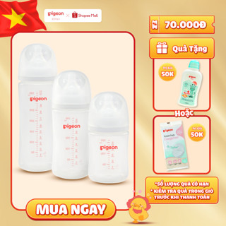 Bình sữa Softouch PP Plus Pigeon thế hệ III 160ml / 240ml / 330ml