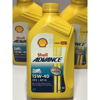 Nhớt Shell Advance Ax5 15W40 xe số