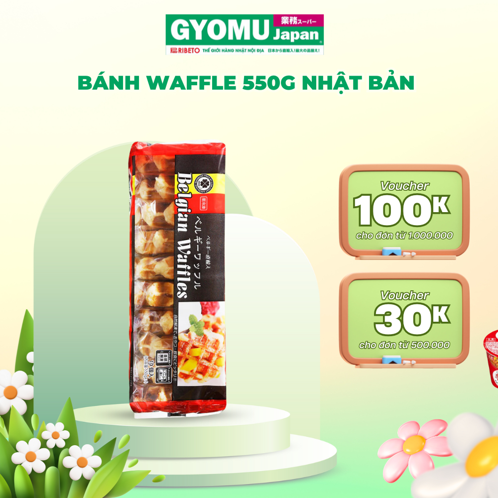 Bánh Waffle 550g Nhât Bản -Gyomu