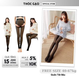 Quần Tất bầu 3D 6S đánh lừa thị giác hàng QC dày vừa☘️Quần bầu tất cao cấp lót lông chất siêu đẹp☘️dầy dặn mềm mịn