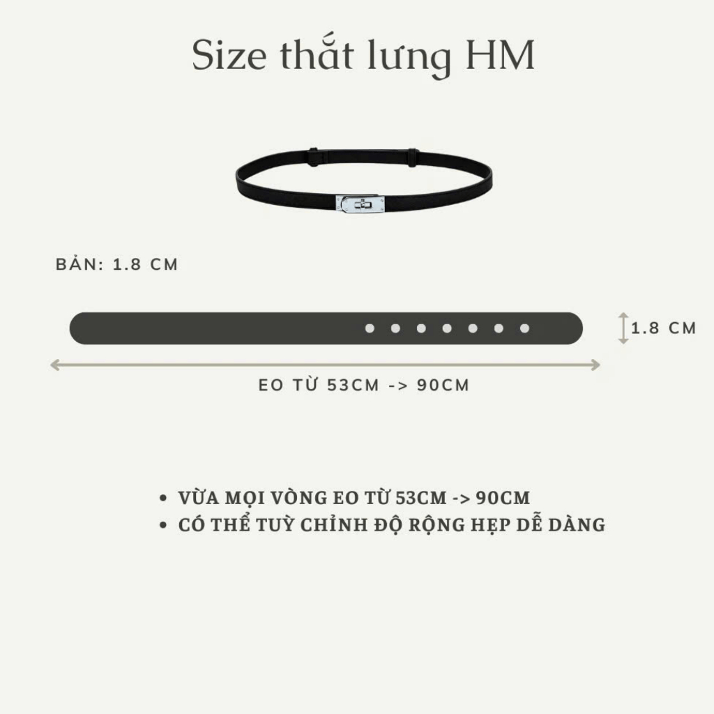 Thắt lưng đai váy nữ da bản nhỏ thời trang khóa kim loại phối váy phong cách công sở sang trọng TL02 | BigBuy360 - bigbuy360.vn