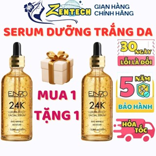 Serum tinh chất vàng ENZO Luxury 24K Gold dưỡng trắng, cấp ẩm phục hồi da,da căng bóng rạng ngời