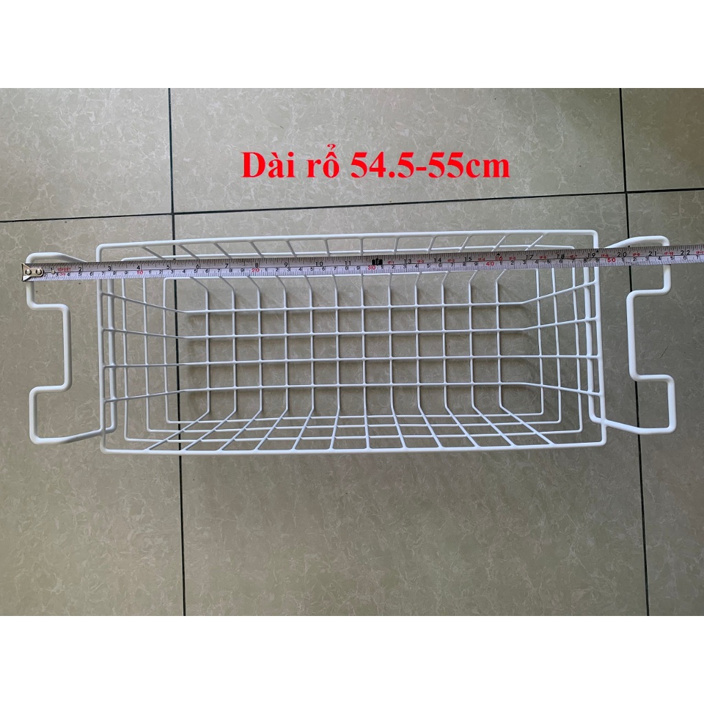 Rổ tủ đông D55*R20.5*C26cm, miệng rổ 49.5cm (1 rổ)