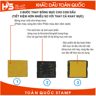 Miếng Tampon dùng cho khay mực con dấu