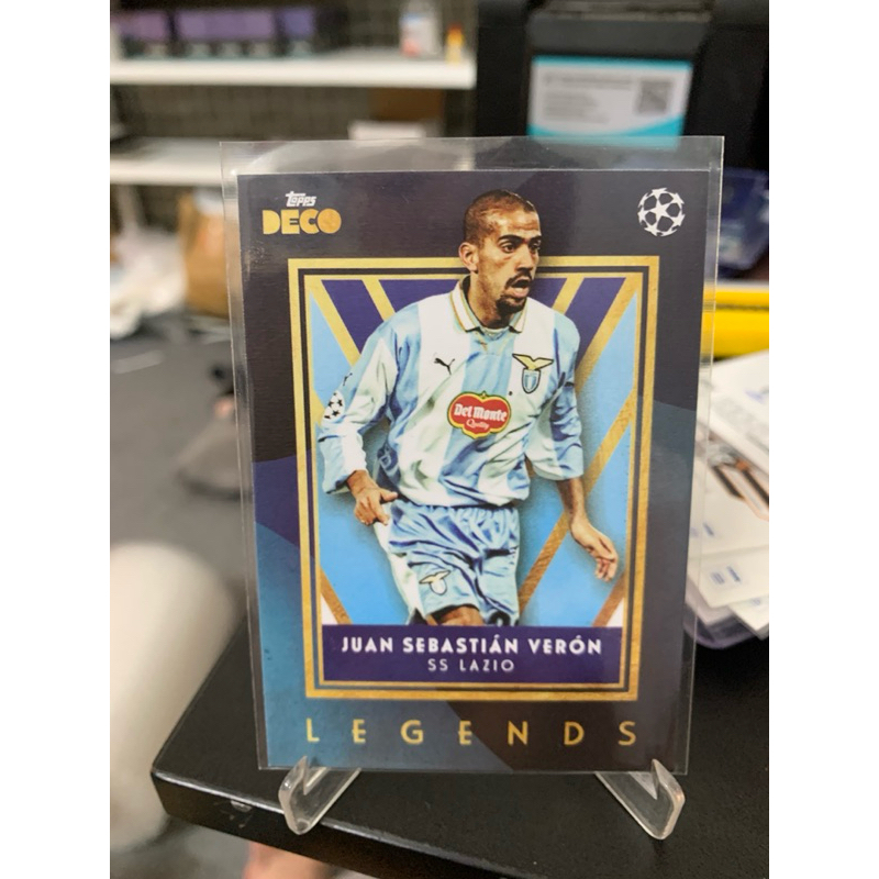 Thẻ bóng đá #H878 Sebastian Veron Lazio Legends Topps Deco 2023