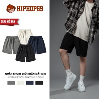 Quần Short Gió Nhăn Nam Nữ Unisex HK1970 Vải Gió Nhăn Lạnh Mát Mẻ Dáng Trẻ Trung Form Regular Q210