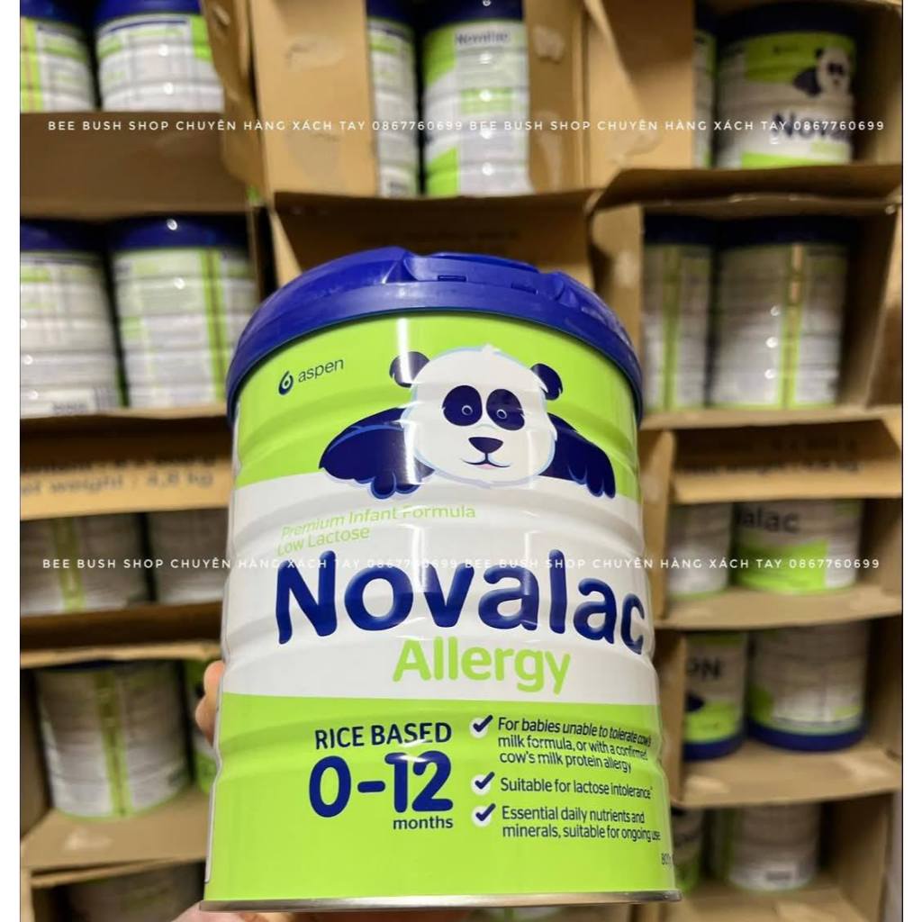 SALESữa bột Novalac Allergy Úc chính hãng dành cho trẻ 0th-12th date 12/06/2025