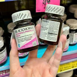 (date T7/2026) Viên uống bổ sung sắt Blackmores Iron Úc, bổ sung sắt cho chị em khi mang thai và sau sinh, 30 viên