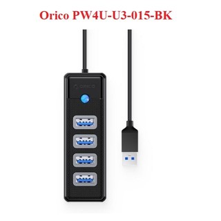 Bộ chia sang 4 cổng USB 3.0 ( W5PH4-U3-BK , PW4U-U3-015-BK ) ORICO - Màu Đen