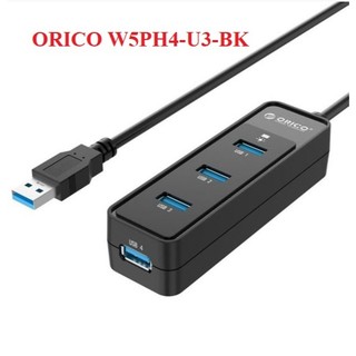 Bộ chia sang 4 cổng USB 3.0 ( W5PH4-U3-BK , PW4U-U3-015-BK ) ORICO - Màu Đen