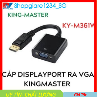 Cáp chuyển displayport ra vga kingmaster - bảo hành 12 tháng