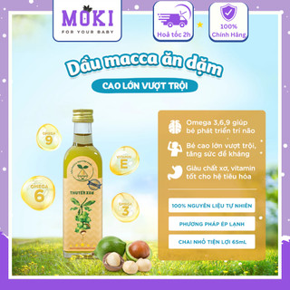 Dầu Macca Nguyên Chất Thuyền Xưa Ăn Dặm Dầu Chiên Xào Cho Bé 65ml 250ml Moki Store A435