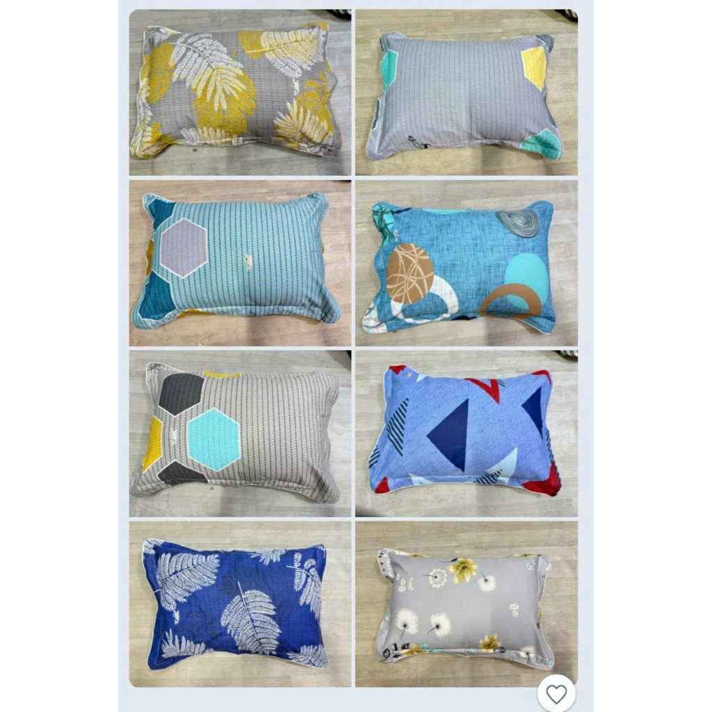 Vỏ gối 35x50 100% coton mềm mát dành cho bé hoặc người lớn nằm gối thấp