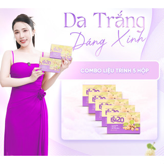 5 Hộp Kẹo Ngậm Dâu Tằm Trắng Da Be20 - Bật Tone Trắng Hồng Tự Nhiên - Hộp 30 viên [Tặng 1 Kẹo Be20]