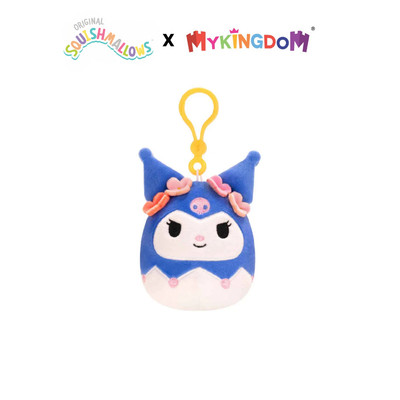 Đồ Chơi Móc Khoá Nhồi Bông 3.5 Inch Kuromi SQUISHMALLOWS SQSN00599