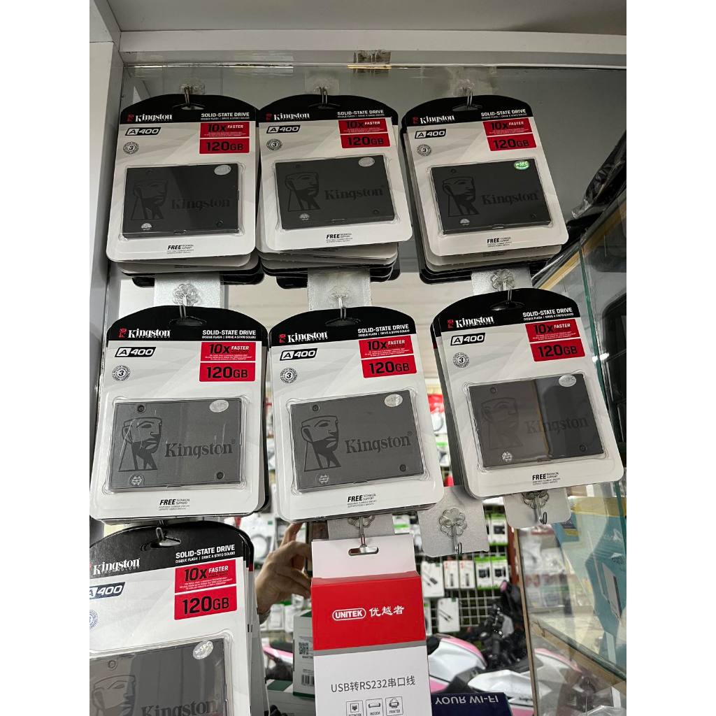 Ổ đĩa cứng gắn trong máy vi tính 120GB hiệu KINGSTON 120GB A400 SATA3 2.5" SSD (SA400S37/120G)