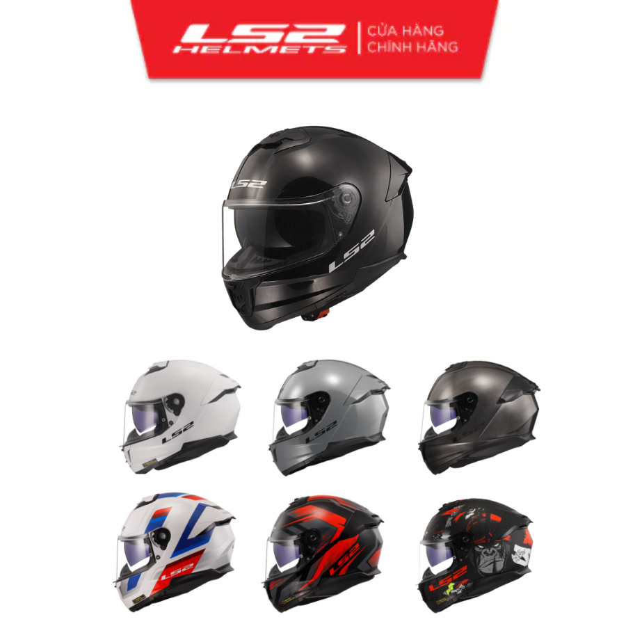 Mũ Bảo Hiểm Fullface LS2 FF808 Stream II Asia Fit