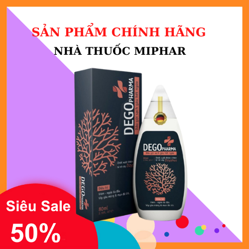 Dầu Gội Đầu DEGO PHARMA 80ml Dứt Điểm Gàu Ngứa Nấm Da Đầu & Viêm Da Tiết Bã - NT MIPHAR