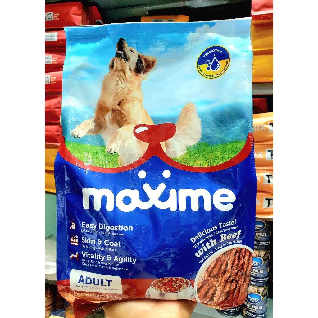 [Hỏa Tốc] Hạt MAXIME cho chó - Túi 1.5kg