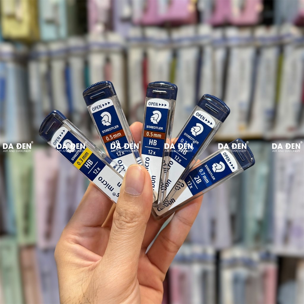 [DA ĐEN] Ngòi Bút Chì Kim Staedtler Cao Cấp 03|05|07