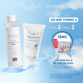 Bộ đôi sữa rửa mặt 120ml và nước cân bằng 200ml The Lab by blanc doux cấp ẩm chuyên sâu - dành cho da khô và nhạy cảm