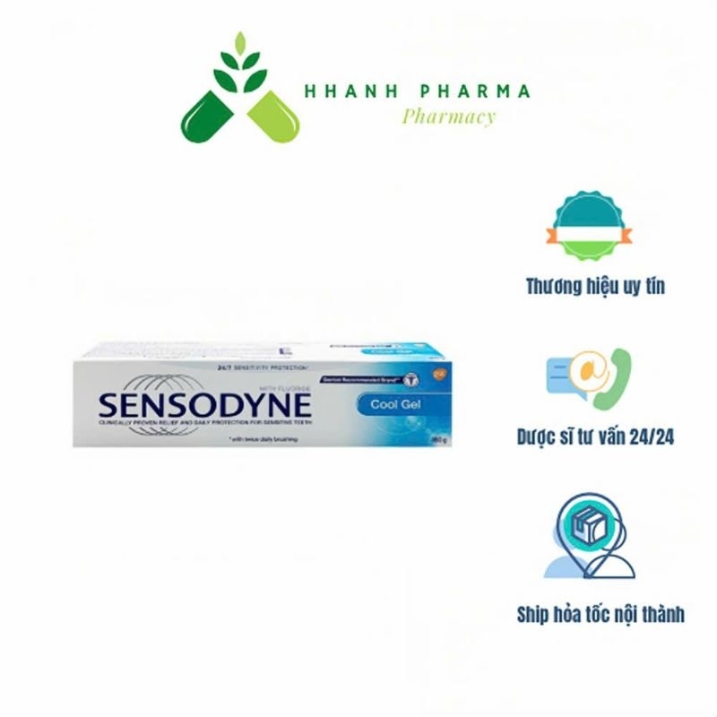 [CHÍNH HÃNG] Kem đánh răng Sensodyne 100g HHANH PHARMA