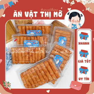 Bánh Bò Quẩy Vừng BBQ (Hộp 20 Miếng) Siêu Ngon, Đồ ăn vặt