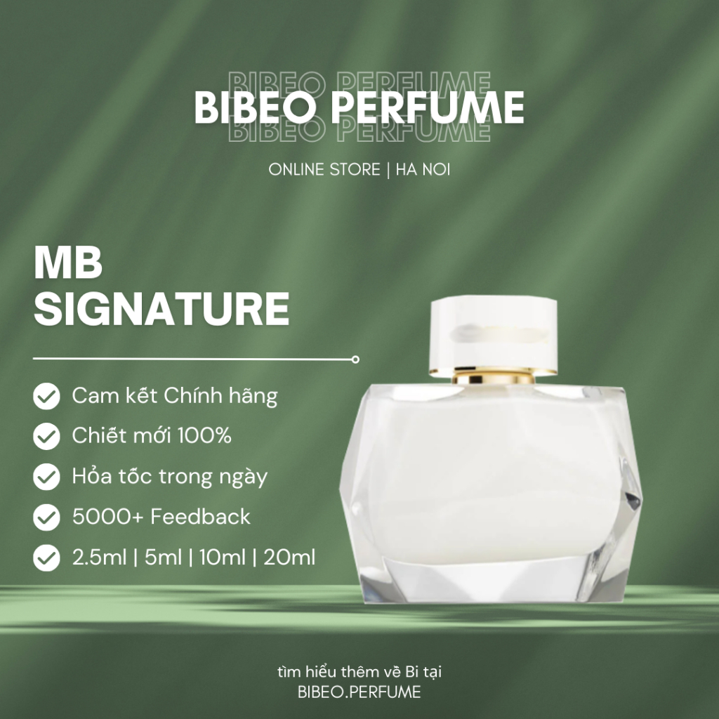 |BIBEO| Nước hoa MB Signature