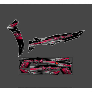  Tem sirius ngôi sao dán xe sirius 50-110 - chất liệu 3 lớp 