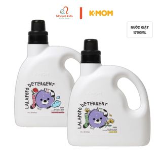  Nước giặt quần áo trẻ em thuần chay K-mom Lalapopo chai 1.7L cao cấp Hàn Quốc - Monnie Kids 