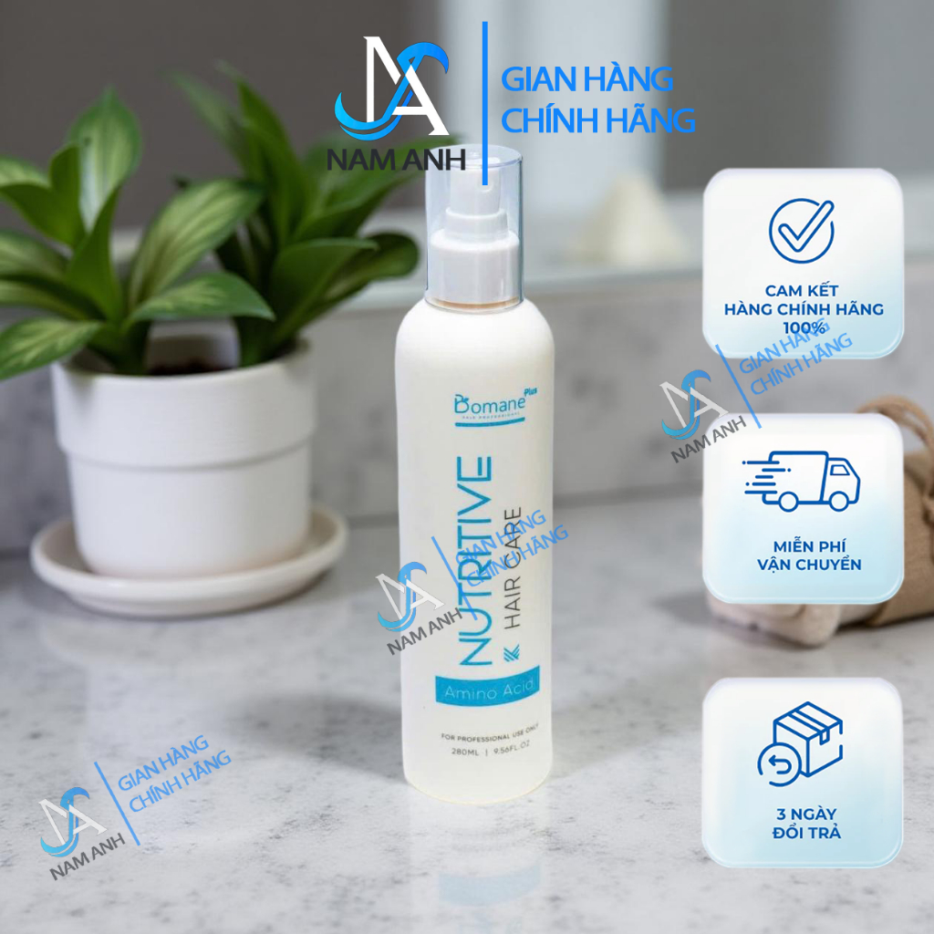 Xịt dưỡng phục hồi tóc Bomane Plus 280ML xịt  kích thích mọc tóc