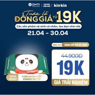   Độc Quyền BeyondK  Khăn ướt trẻ em Kin Kin combo 6 12 gói 100 tờ tiết kiệm cho mẹ - an toàn cho bé 