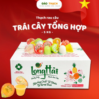  Thùng thạch Rau câu Long Hải vị trái cây tổng hợp thơm ngon date mới |Đảo Thạch 
