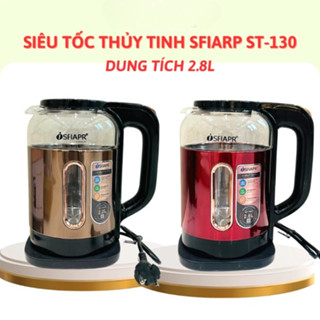 Ấm Đun Nước Siêu Tốc Bình Đun Nước, Công Suất 1500w, Lõi Ấm Inox 304, Dung Tích 2.8L-2 Lớp Chống Nóng