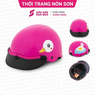 Mũ bảo hiểm nửa đầu trẻ em hoa văn chính hãng ADC-397.123