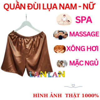 QUẦN ĐÙI LỤA SPA| QUẦN ĐÙI NAM MẶC NGỦ CHẤT PHI LỤA MỀM MỊN, QUẦN MASSAGE, XÔNG HƠI, SPA -HÀNG XƯỜNG