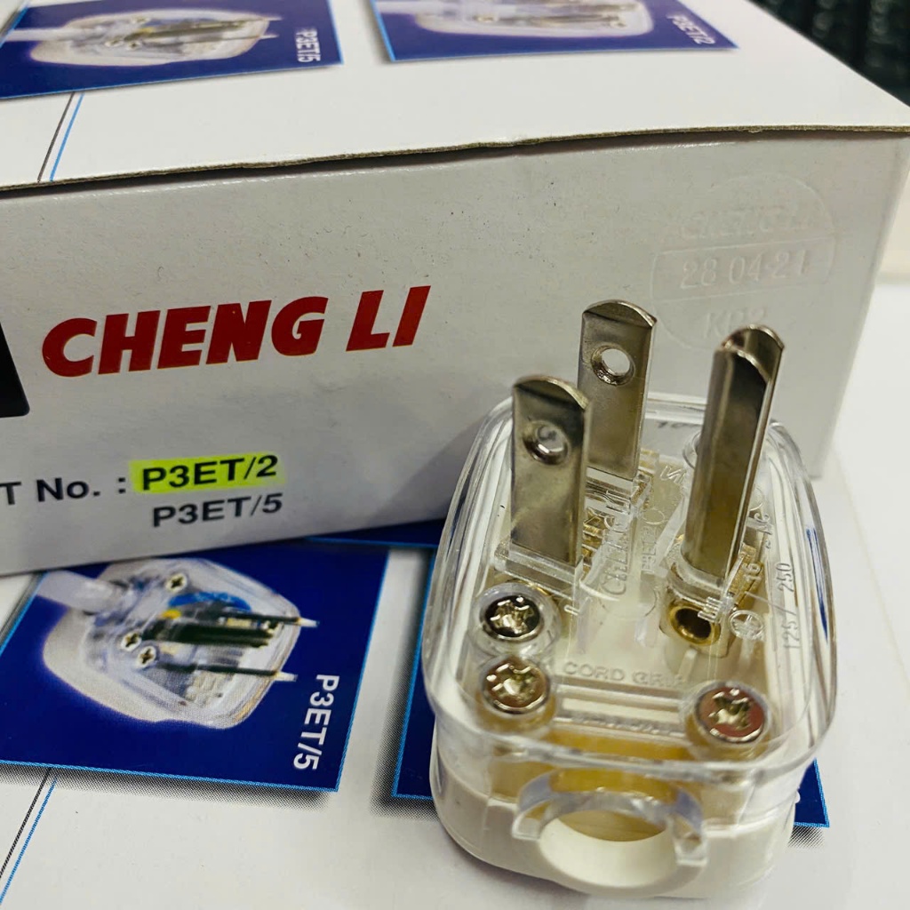 [CHÍNH HÃNG] Phích cắm 3 chân Chengli.