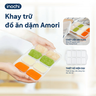 Khay Trữ Đông Đồ Ăn Dặm Inochi - Amori: Nhiều ngăn, nhựa PP, kháng khuẩn, an toàn cho bé
