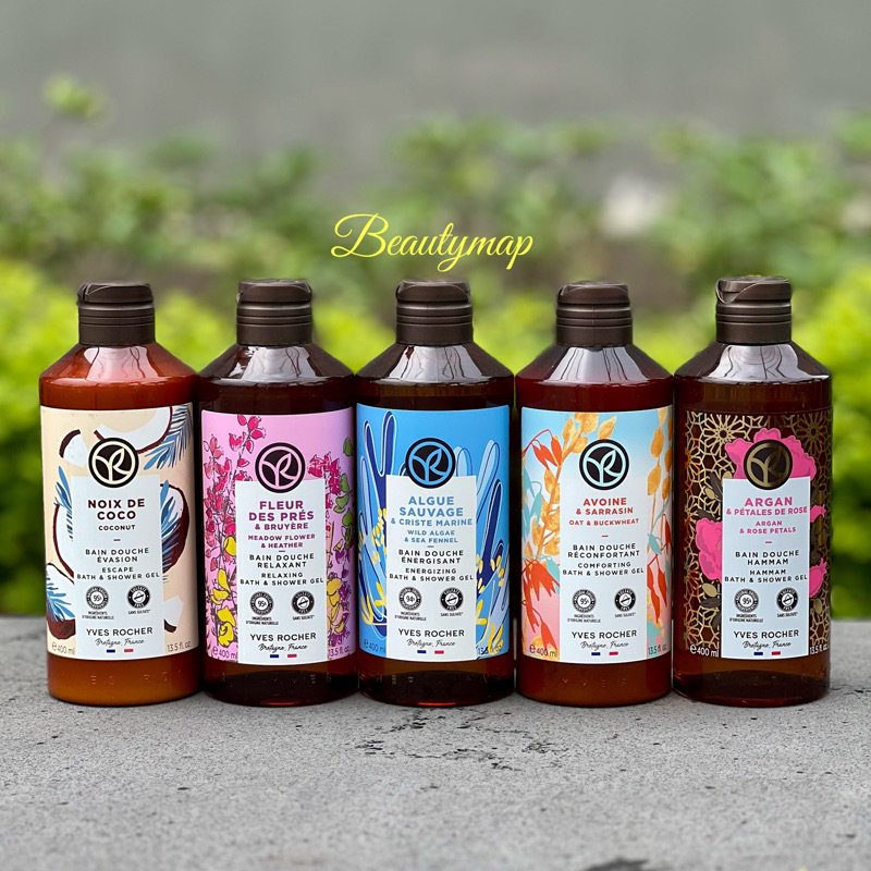 Sữa tắm Yves Rocher 400ml các mùi